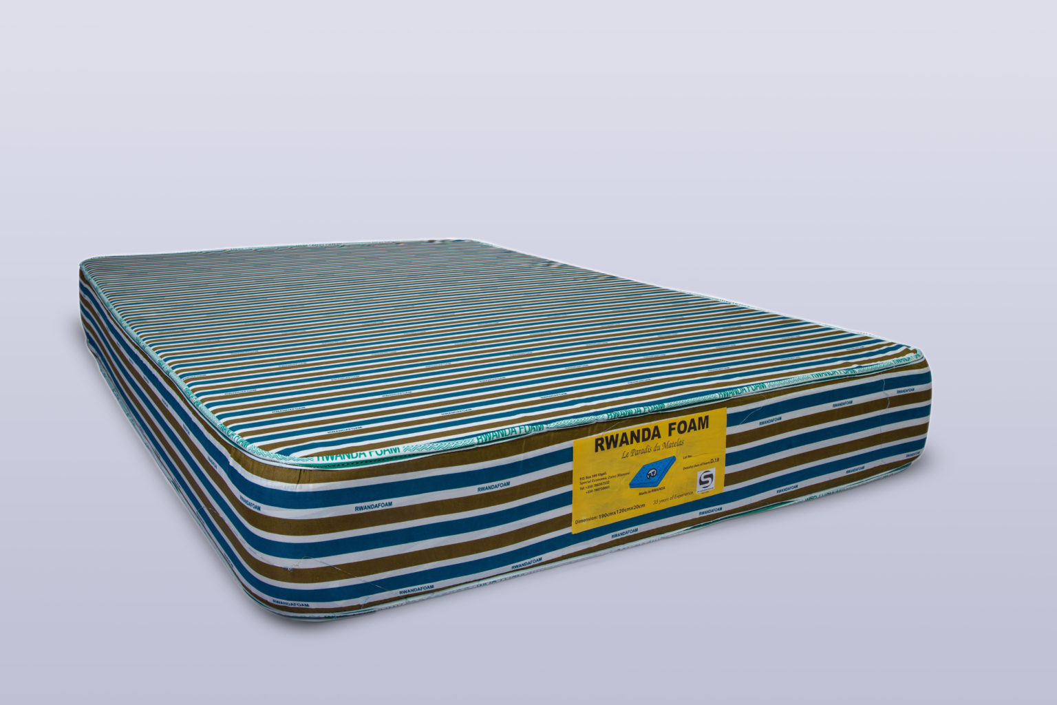 rwanda foam mattress sizes
